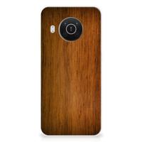 Nokia X10 | X20 | Bumper Hoesje | Donker Hout - thumbnail