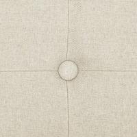 Opbergbank inklapbaar kunstlinnen crmewit - thumbnail