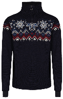 Dale of norway Fongen Wp Trui Heren Navy Offwhite Redrose Indigo L - thumbnail