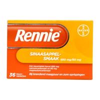 Rennie Sinaasappel kauwtabletten bij brandend maagzuur - thumbnail