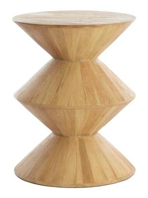 Light & Living Bijzettafel 'Larus' Mangohout, 40cm, kleur Naturel