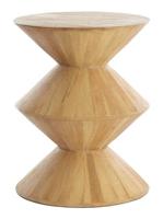 Light & Living Bijzettafel 'Larus' Mangohout, 40cm, kleur Naturel - thumbnail