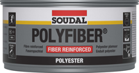 Soudal polyfiber | polyesterplamuur | 250 gr | grijs | 30101 - 103431 - thumbnail