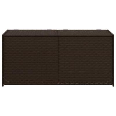 Tuinbox 283 L poly rattan bruin Tuinbox 283 L poly rattan bruin