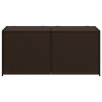 Tuinbox 283 L poly rattan bruin - thumbnail