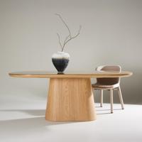 Nohr Ovale Eettafel 'Nateshia' MDF, 200 x 90cm - thumbnail