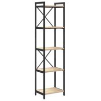 Boekenkast Sonoma eiken 40 x 30 x 153 cm Bewerkt hout - thumbnail