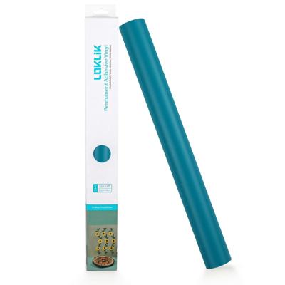 LOKLiK • permanent zelfklevend vinyl mat blauwgroen 30,5x180cm