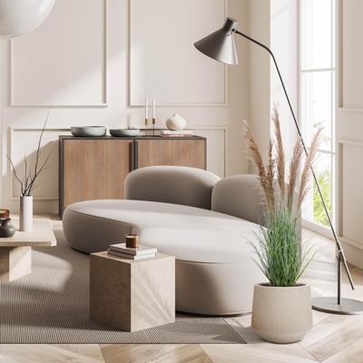 Kunst Pampas Grasplant 140cm bruin