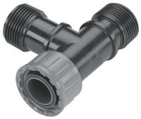 Gardena sprinkler ventiel t-stuk | 1"bd x1"x1" - 2755-20 - 2755-20 - thumbnail