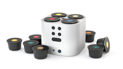 Moodo Smart aroma diffuser wit incl. capsule set (met een stekker)