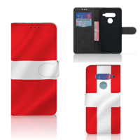 LG V40 Thinq Bookstyle Case Denemarken - thumbnail