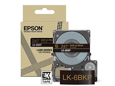 Epson LK-6BKP Zwart, Goud Epson LK-6BKP Zwart, Goud