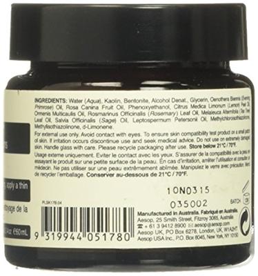 Aesop Chamomile Concentrate Anti-Blemish Masque 60 ml Masker
