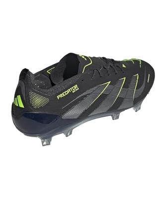 adidas Predator Elite Gras Voetbalschoenen (FG) Zwart Donkergrijs Neongeel adidas Predator Elite Gras Voetbalschoenen (FG) Zwart Donkergrijs Neongeel