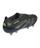 adidas Predator Elite Gras Voetbalschoenen (FG) Zwart Donkergrijs Neongeel - thumbnail