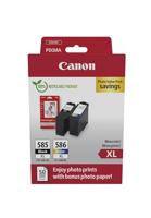 Canon PG-585XL/CL-586 PVP inktcartridge 2 stuk(s) Origineel Hoog (XL) rendement Zwart, Cyaan, Magent - thumbnail