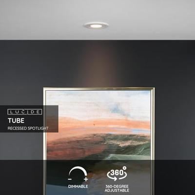 Lucide TUBE - Inbouwspot - Ø 9,2 cm - 1xGU10 - Wit