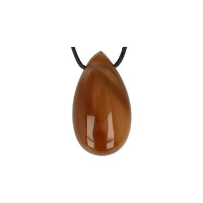 Ruben Robijn Edelsteen druppel hanger carneool (1 st)