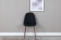 Nohr Eetkamerstoel 'Austina' kleur Zwart - thumbnail
