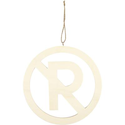 Creativ Company Schild, niet parkeren, afm 21,3 cm, dikte 0,9 cm, 1 stuk