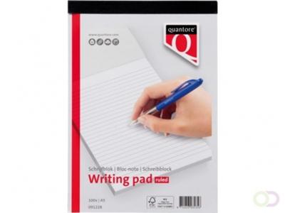 Schrijfblok Quantore A4 lijn 100vel 60gr