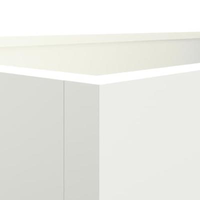 VidaXL Plantenbak 62x47x46 cm staal wit VidaXL Plantenbak 62x47x46 cm staal wit