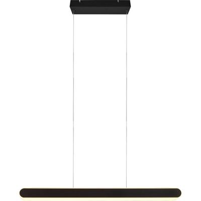 LED Hanglamp 48W - Mat Zwart - Aanpasbare Kleur - Modern Design