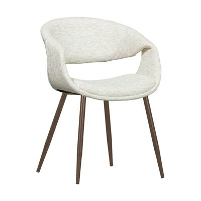 Woood Yossi eetkamerstoel Naturel koper metaal