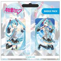 Hatsune Miku Pin Badges 2-Pack Set A - thumbnail