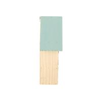Esschert Design houten insectenhotel 10x24x29 cm naturel/mintgroen - thumbnail