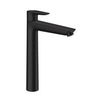 Wastafelmengkraan Talis E 240 HansGrohe Eengreeps met Trekwaste Mat Zwart - thumbnail