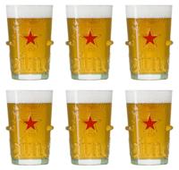 Heineken - Bierglas "Silver" 250ml - 6 stuks - thumbnail