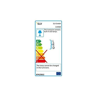 SLV 114420 Patta-I LED-inbouwlamp LED LED vast ingebouwd 12 W Zwart (mat) SLV 114420 Patta-I LED-inbouwlamp LED LED vast ingebouwd 12 W Zwart (mat)
