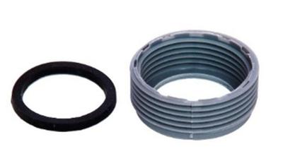 Kirchhoff ECO-SAVE kunststof reduceerring voor sifon, grijs, 1 1/2" ET x 1 1/4" IT - 988376049