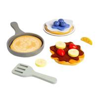 Bigjigs houten pannenkoeken speelset, 16dlg. - thumbnail