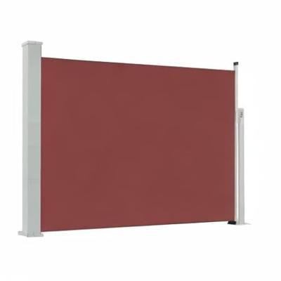 Tuinscherm uittrekbaar 100x500 cm bruin