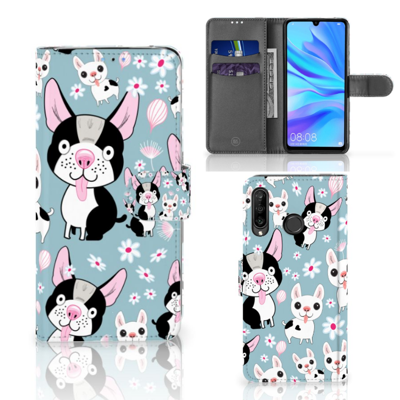 Huawei P30 Lite (2020) | Telefoonhoesje | Met pasjeshouder | Hondjes