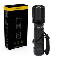 LED&apos;s Work Professional LED Zaklamp met Zoomfunctie 1500 - Waterdicht - Dimbaar - thumbnail