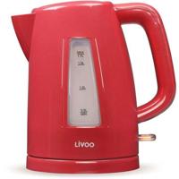 Waterkoker - LIVOO - DOD184RC - 2200 W - 1,7 L - 360° draaibare voet - Rood - thumbnail