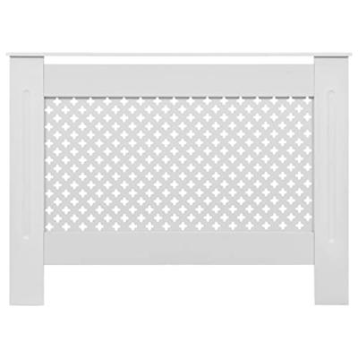 VidaXL Radiatorombouw 112x19x81,5 cm mdf wit