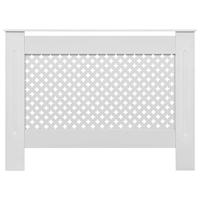 Radiatorombouw 112x19x81,5 cm MDF wit - thumbnail