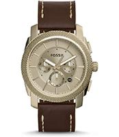 Horlogeband Fossil FS5075 Leder Bruin 24mm - thumbnail