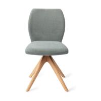 Jesper Home Ikata eetkamerstoel Breezy Blue revolve oak natural - thumbnail