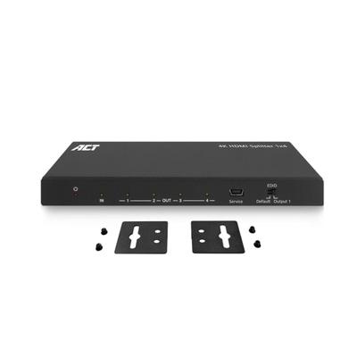 ACT AC7832 4K HDMI splitter 1-in-4 out