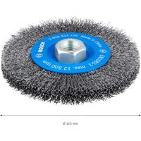 Bosch Accessories Schijfborstel, gegolfd, 115 mm, 0,3 mm, 11.000 omw/min, M14 Bosch Power Tools 2608622100 1 stuk(s) - thumbnail