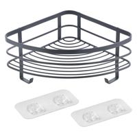 Metaltex douche hoekrek matzwart - thumbnail