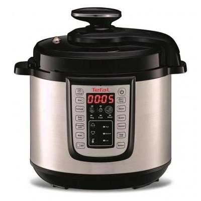 Tefal CY505E All-in-One Slowcooker 6L RVS/Zwart Tefal CY505E All-in-One Slowcooker 6L RVS/Zwart