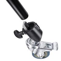 Walimex pro AIR 280 FW-806 Lampstatief 280 cm + wielen - lichtstatief met luchtvering en statiefwielen, hoogte max. 290 cm, 6 kg draagvermogen, aluminium, lichtstatief voor fotografie, studio, outdoor - thumbnail