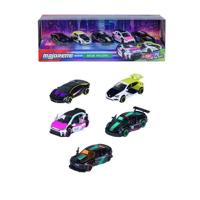 MAJORETTE - SL Neon Racer Cadeaupakket met 5 voertuigen - Geschikt voor kinderen vanaf 3 jaar - thumbnail